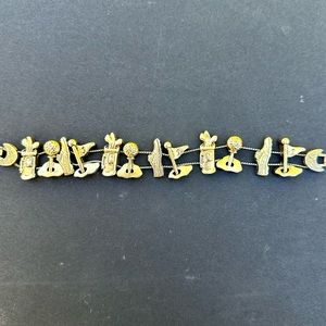Vintage TOFA Sliding Golf Bracelet